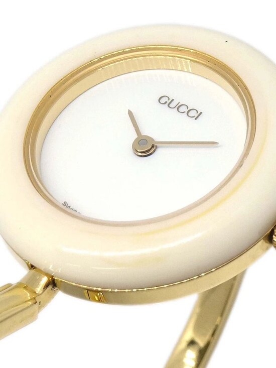 Gucci 11/12.2 Change Bezel Chameleon Quartz Watch SS 187592 main image 4